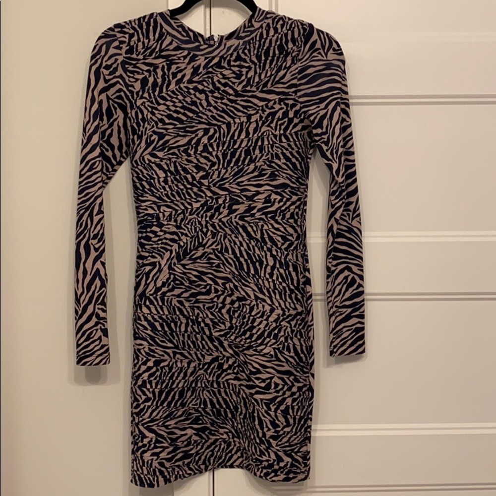 Zebra print dress